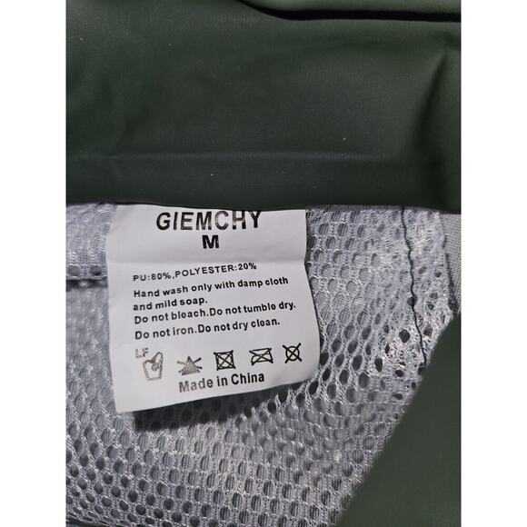 New! 2pc! Giemchy Rain Suit Unisex Waterproof Heavy Duty Rain Gear Outdoor Sz M - Picture 6 of 12